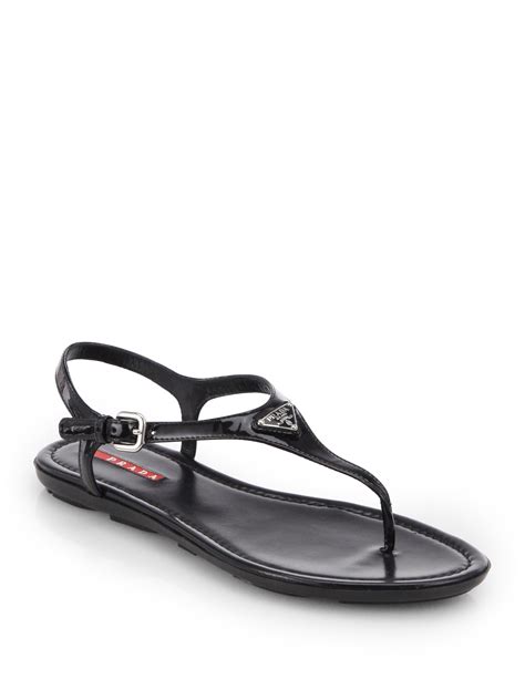 prada t strap sandals|prada shoes for women.